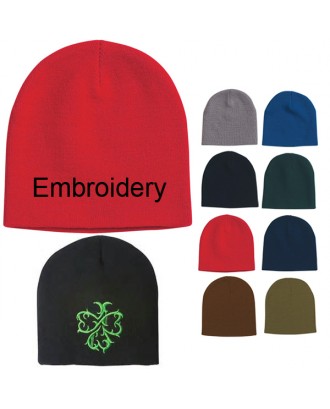 Knit beanie cap