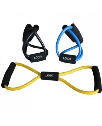 Latex figure 8 exercise band