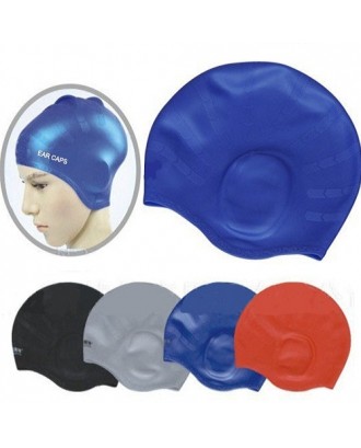 Silicone swim cap